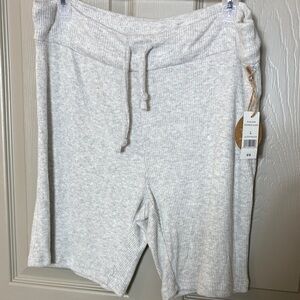 Dip Gray Ribbed Knit Shorts NWT Sz L